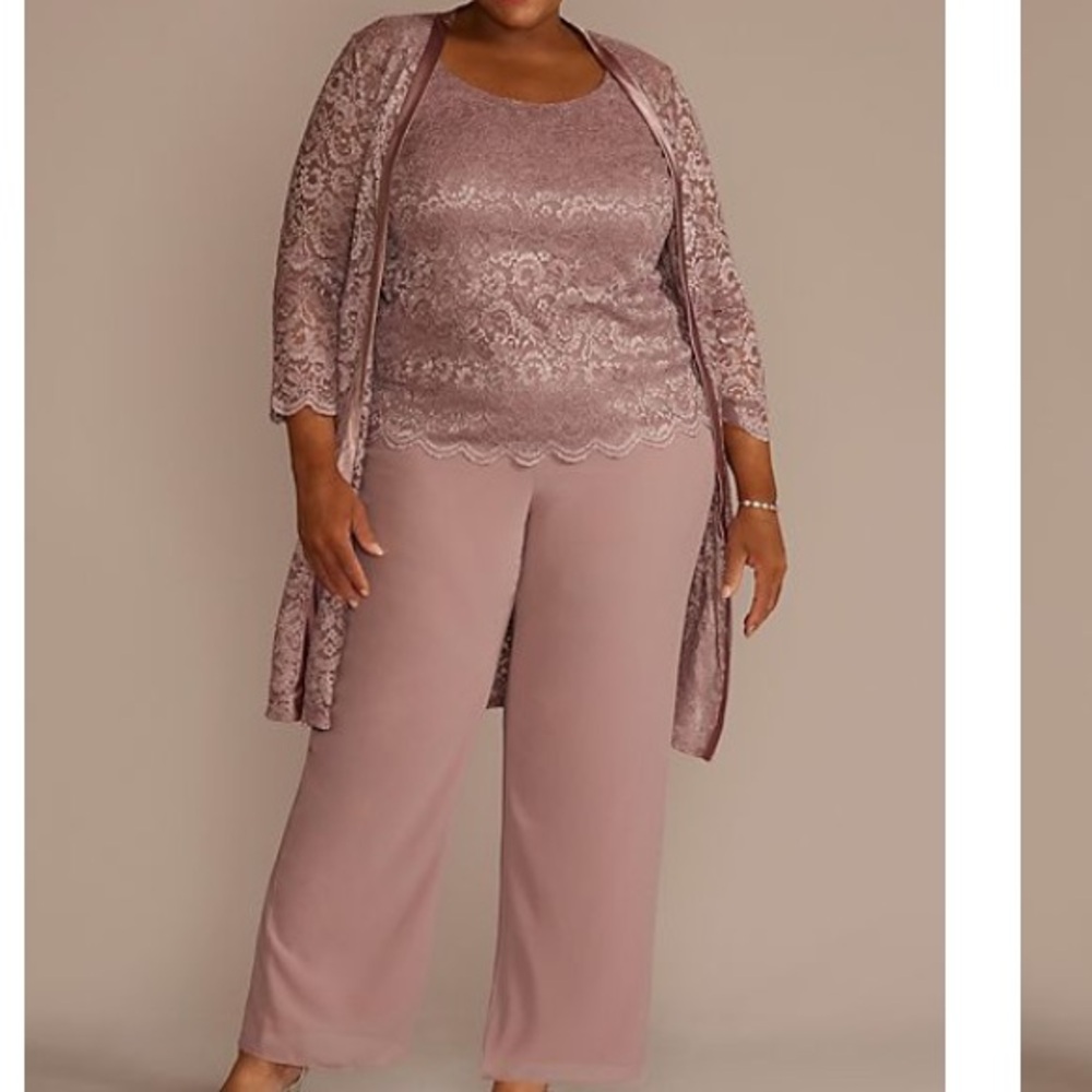 NWT Lace 3-Piece Pantsuit
